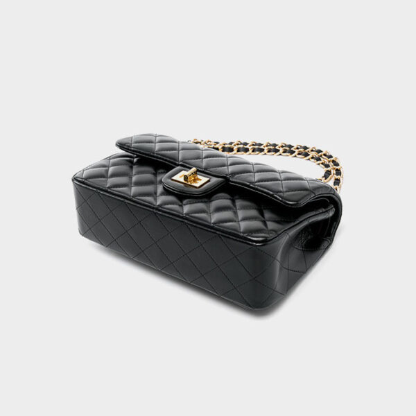 Womens Top Grain Genuine Leather Crossbody Bag - Image 4