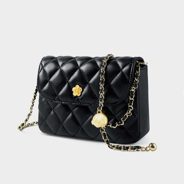 Womens Top Grain Genuine Leather Crossbody Bag - Image 2