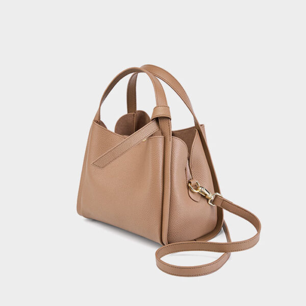 Womens Top Grain Genuine Leather Shoulder Bag - Image 2
