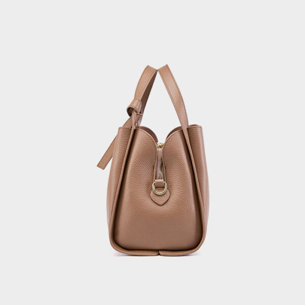 Womens Top Grain Genuine Leather Shoulder Bag - Image 3