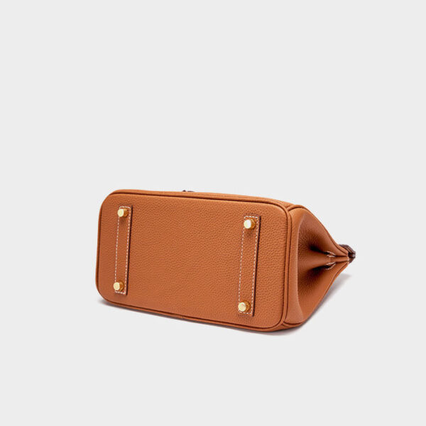 Womens Top Grain Genuine Leather Satchel Bag - Image 5