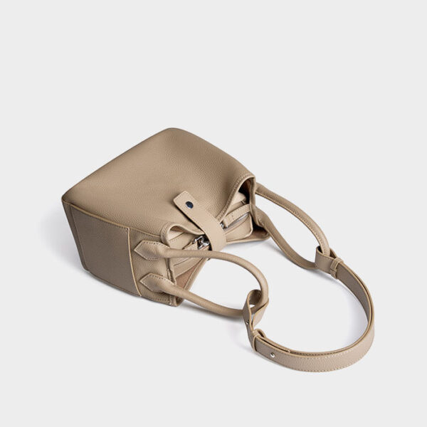 Womens Top Grain Genuine Leather Shoulder Bag - Image 6