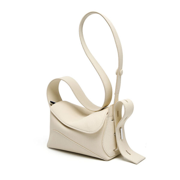 Womens Top Grain Genuine Leather Crossbody Bag - Image 2