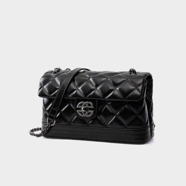 Womens Top Grain Genuine Leather Crossbody Bag - Image 2