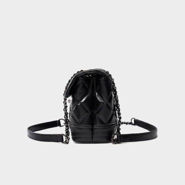 Womens Top Grain Genuine Leather Crossbody Bag - Image 3
