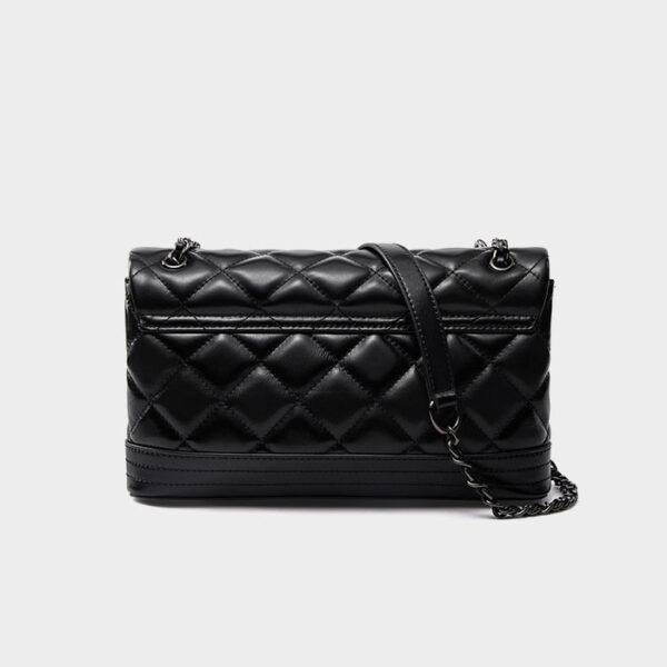 Womens Top Grain Genuine Leather Crossbody Bag - Image 4