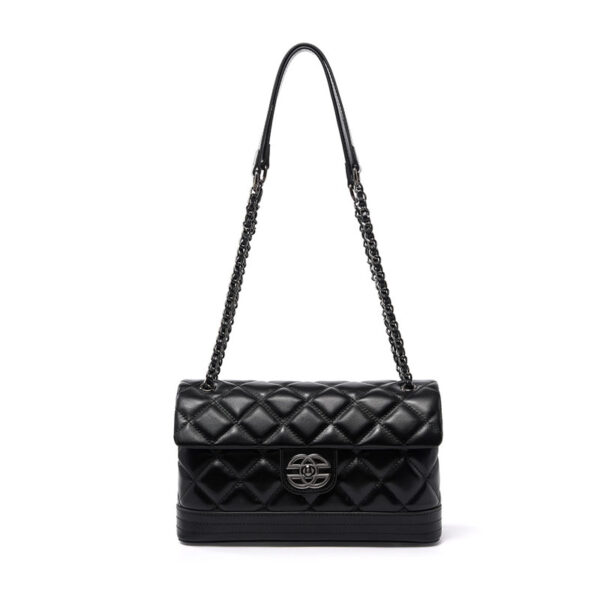 Womens Top Grain Genuine Leather Crossbody Bag
