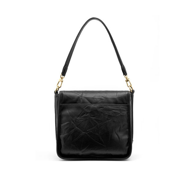 Womens Top Grain Genuine Leather Crossbody Bag - Image 3