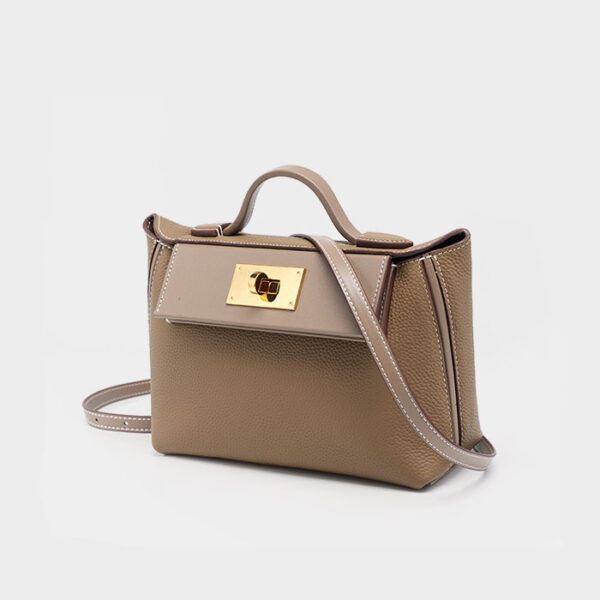 Womens Top Grain Genuine Leather Shoulder Bag - Image 2