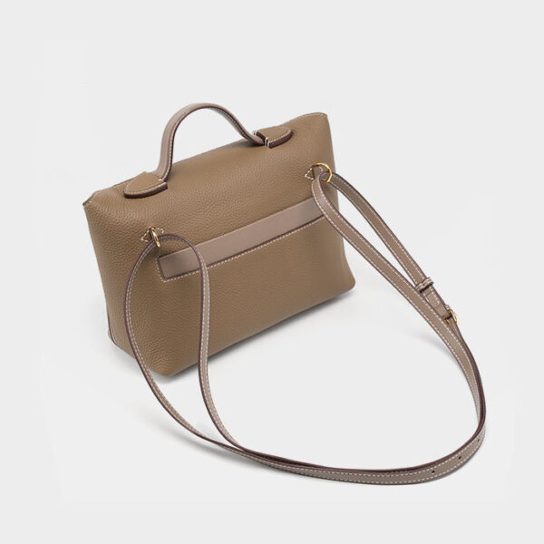 Womens Top Grain Genuine Leather Shoulder Bag - Image 3