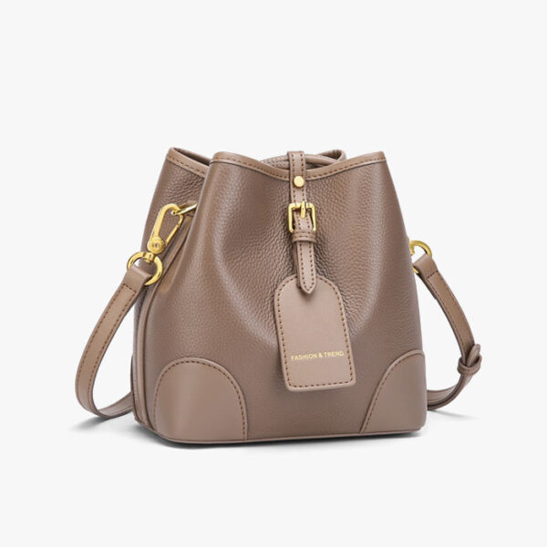 Womens Top Grain Genuine Leather Shoulder Bag - Image 2