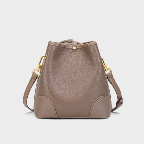Womens Top Grain Genuine Leather Shoulder Bag - Image 4