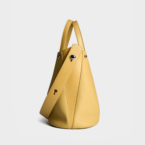 Womens Top Grain Genuine Leather Shoulder Bag - Image 3