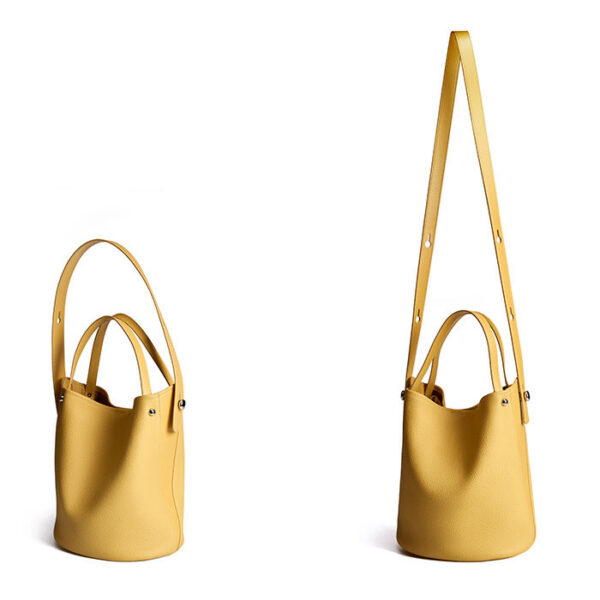 Womens Top Grain Genuine Leather Shoulder Bag - Image 5