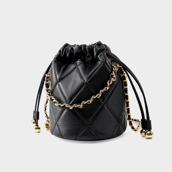 Womens Top Grain Genuine Leather Shoulder Bag - Image 2