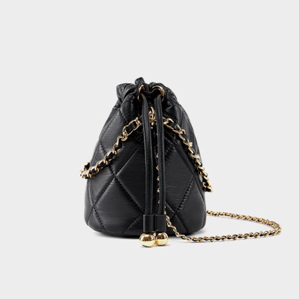 Womens Top Grain Genuine Leather Shoulder Bag - Image 3