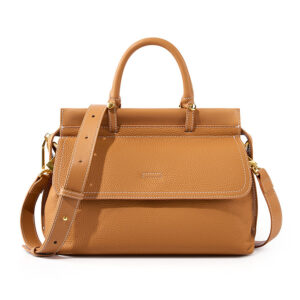 Womens Top Grain Genuine Leather Shoulder Bag