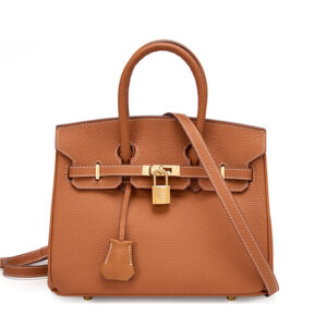 Womens Top Grain Genuine Leather Satchel Bag