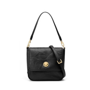 Womens Top Grain Genuine Leather Crossbody Bag
