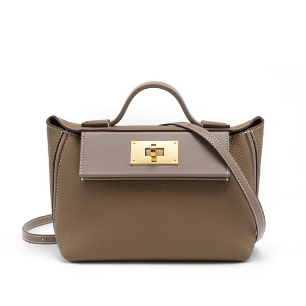 Womens Top Grain Genuine Leather Shoulder Bag