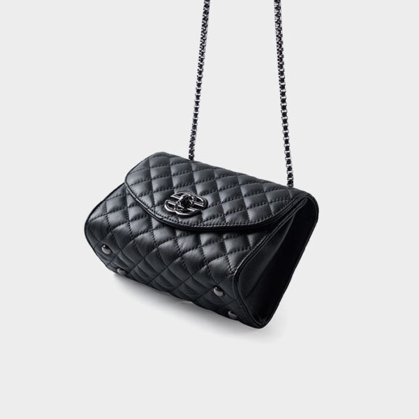 Womens Top Grain Genuine Leather Crossbody Bag - Image 4