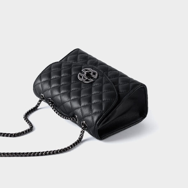 Womens Top Grain Genuine Leather Crossbody Bag - Image 5