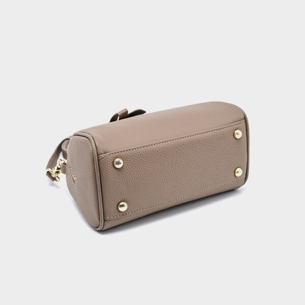 Womens Top Grain Genuine Leather Satchel Bag - Image 5
