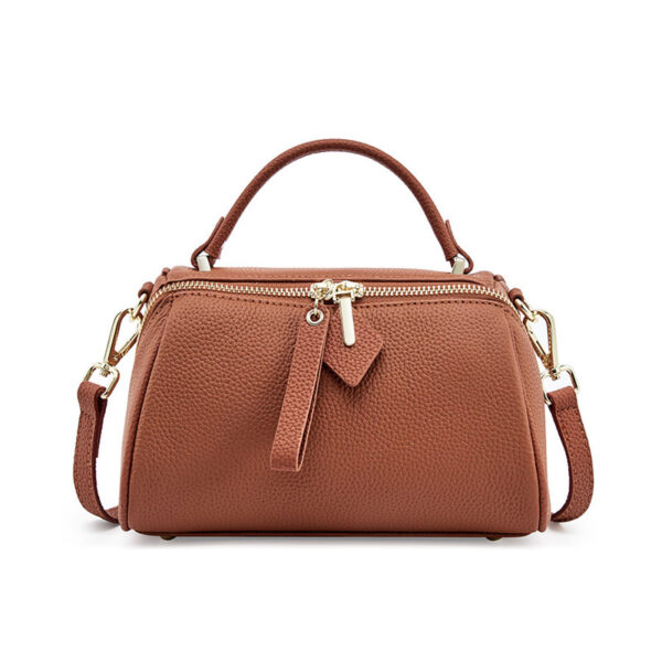 Womens Top Grain Genuine Leather Satchel Bag