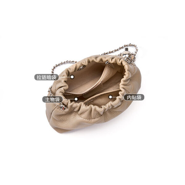 Womens Top Grain Genuine Leather Shoulder Bag - Image 4
