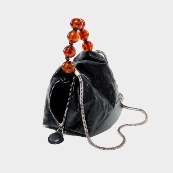 Womens Top Grain Genuine Leather Shoulder Bag - Image 3