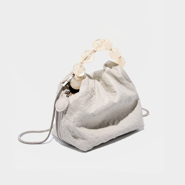 Womens Top Grain Genuine Leather Shoulder Bag - Image 4