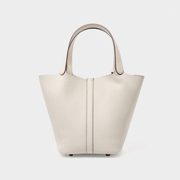 Womens Top Grain Genuine Leather Tote Bag - Image 3