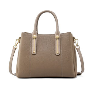 Womens Top Grain Genuine Leather Satchel Bag