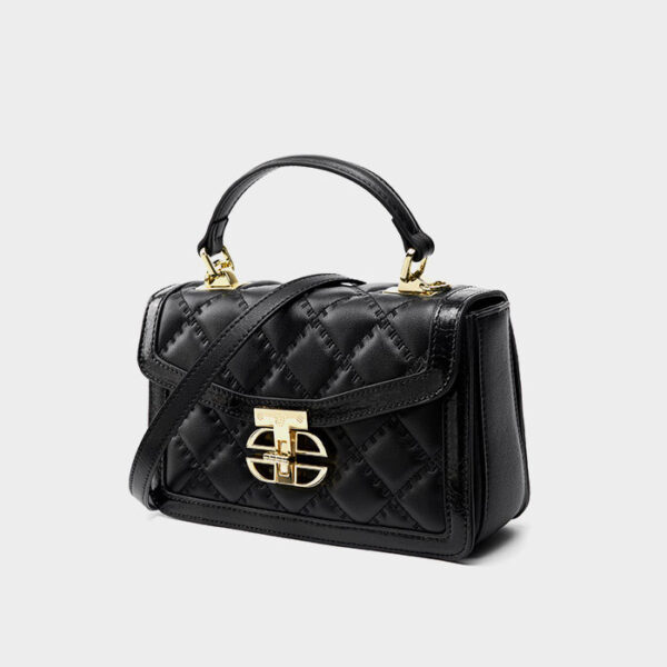 Womens Top Grain Genuine Leather Crossbody Bag - Image 2