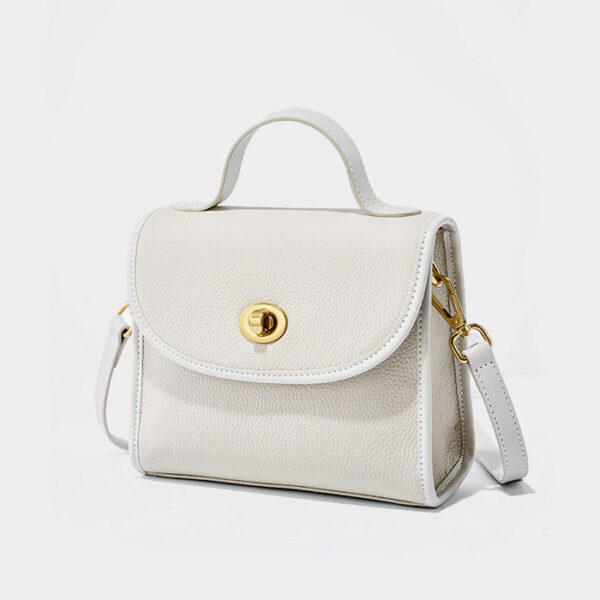 Womens Top Grain Genuine Leather Crossbody Bag - Image 2