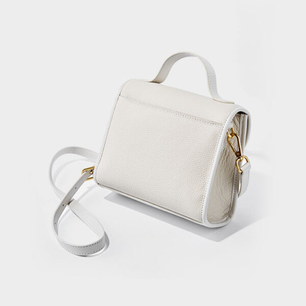 Womens Top Grain Genuine Leather Crossbody Bag - Image 3