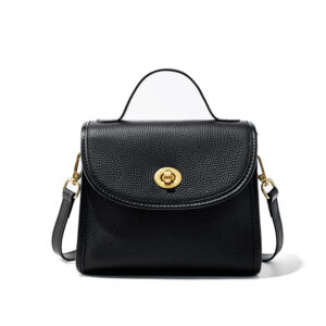 Womens Top Grain Genuine Leather Crossbody Bag
