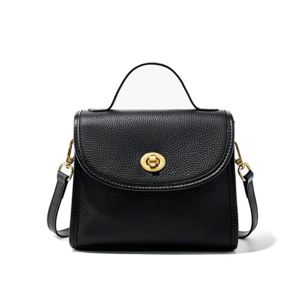Womens Top Grain Genuine Leather Crossbody Bag