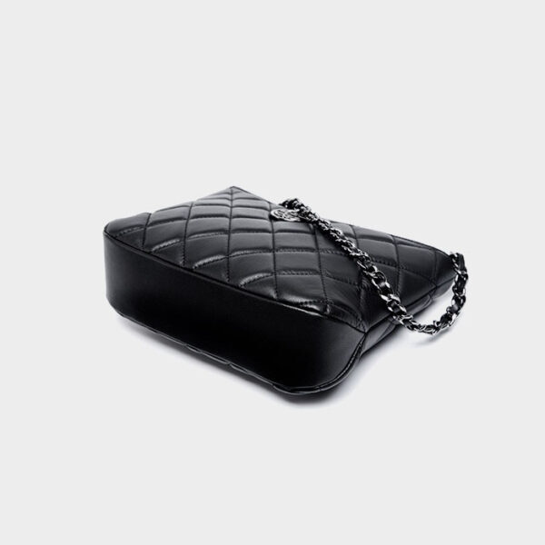 Womens Top Grain Genuine Leather Hobo Bag - Image 4
