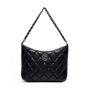 Womens Top Grain Genuine Leather Hobo Bag