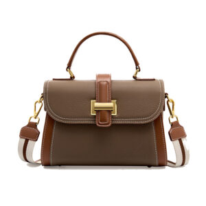 Womens Top Grain Genuine Leather Crossbody Bag