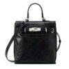 Womens Top Grain Genuine Leather Backpack