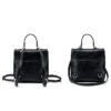 Womens Top Grain Genuine Leather Backpack - Image 3