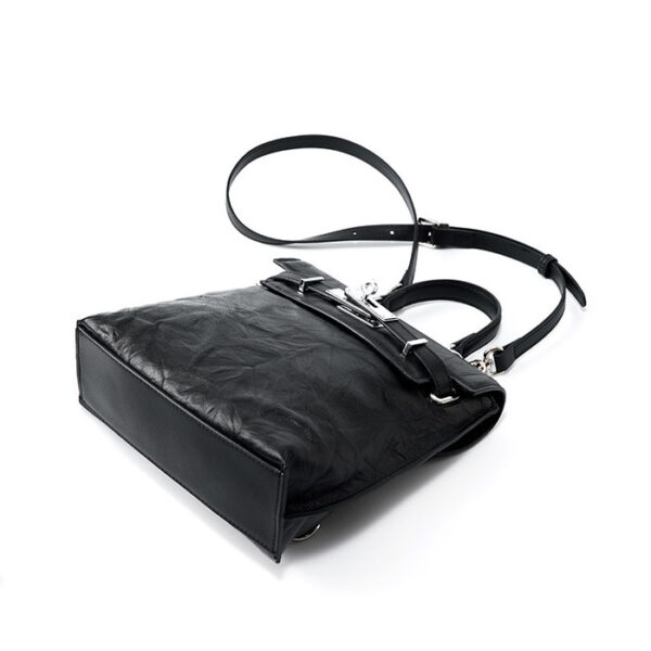 Womens Top Grain Genuine Leather Backpack - Image 5