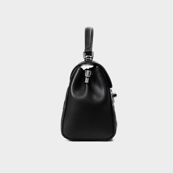 Womens Top Grain Genuine Leather Crossbody Bag - Image 3