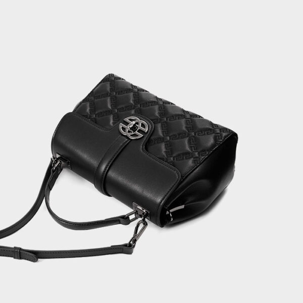Womens Top Grain Genuine Leather Crossbody Bag - Image 5