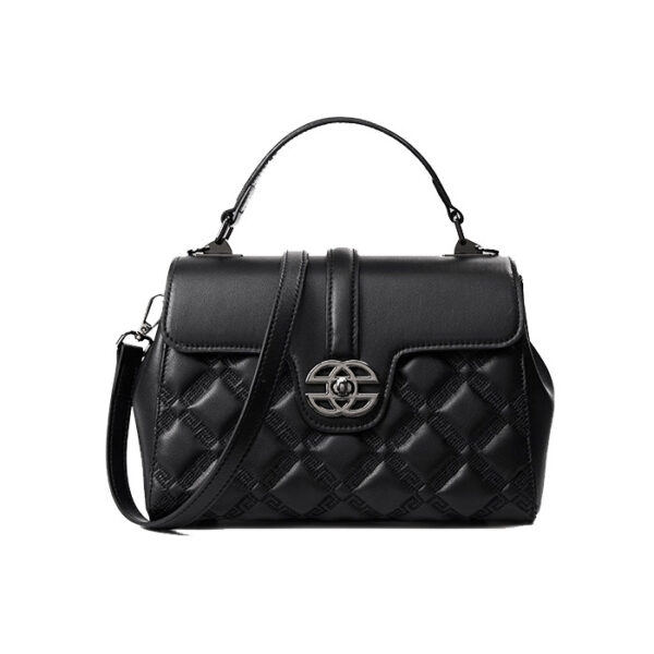 Womens Top Grain Genuine Leather Crossbody Bag
