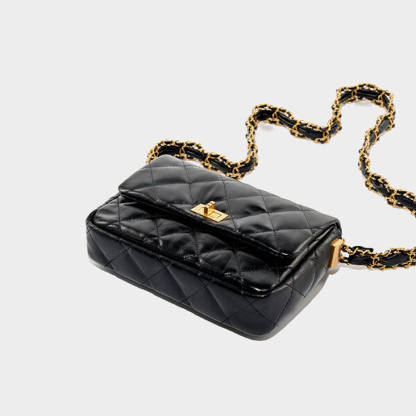 Womens Top Grain Genuine Leather Crossbody Bag - Image 3