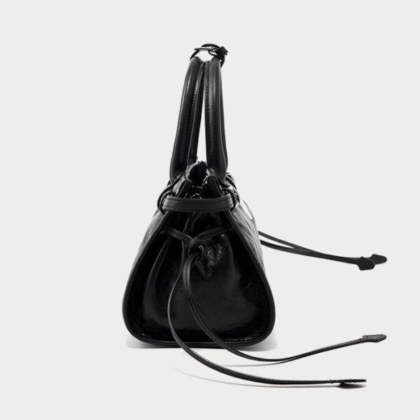 Womens Top Grain Genuine Leather Satchel Bag - Image 3