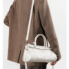 Womens Top Grain Genuine Leather Satchel Bag - Image 7